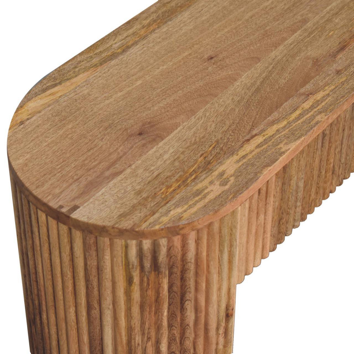 Soba - Straight Media Unit - Oak by Unique Piece Furniture