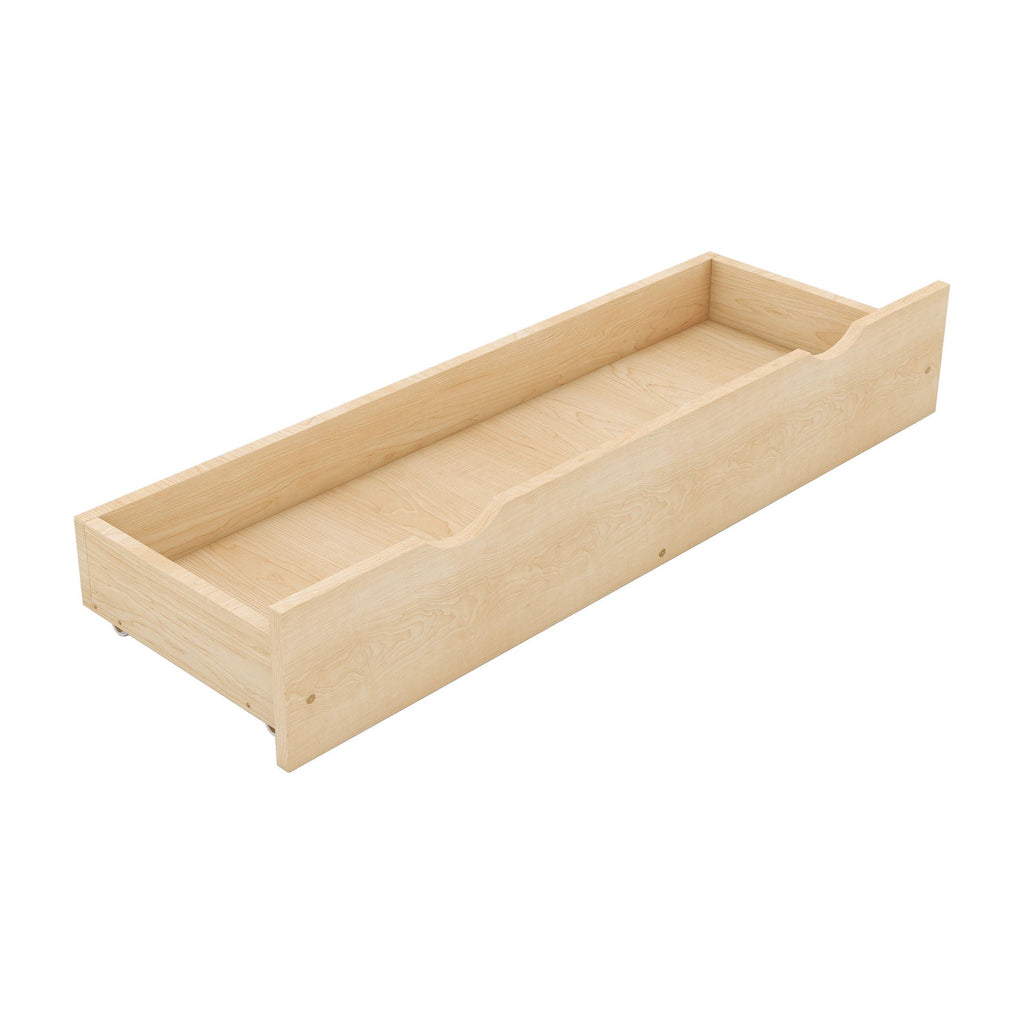 House Style Platform Bed With Guardrail And 2 Drawers by Unique Piece Furniture
