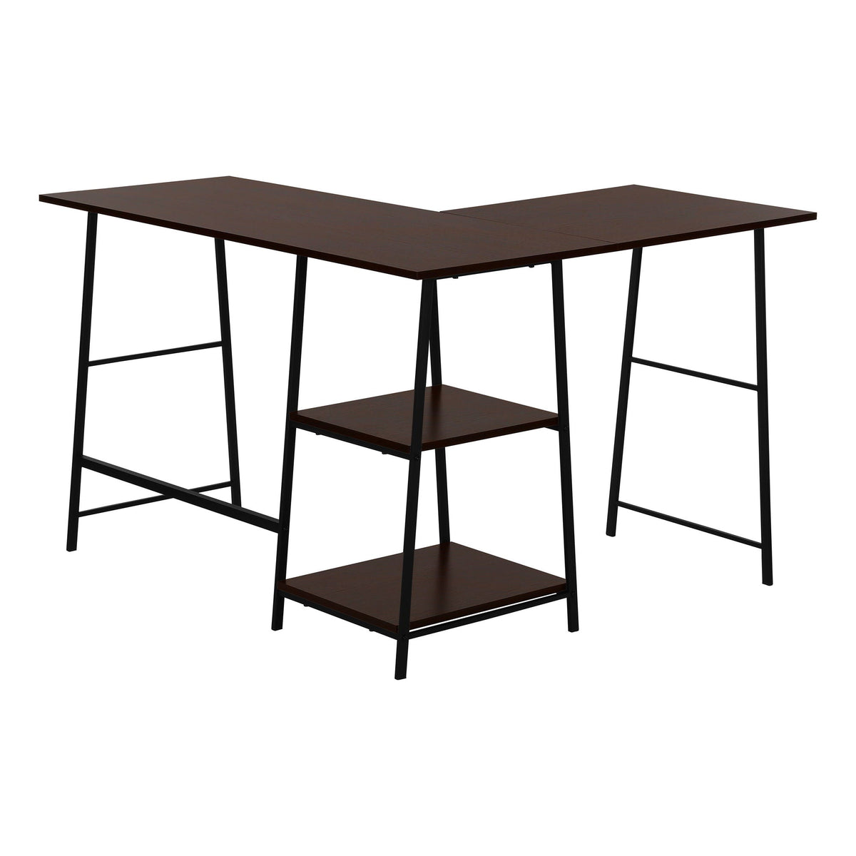 Computer Desk, Home Office, Corner, Storage Shelves, L Shape, Work, Laptop, Contemporary, Modern by Unique Piece Furniture