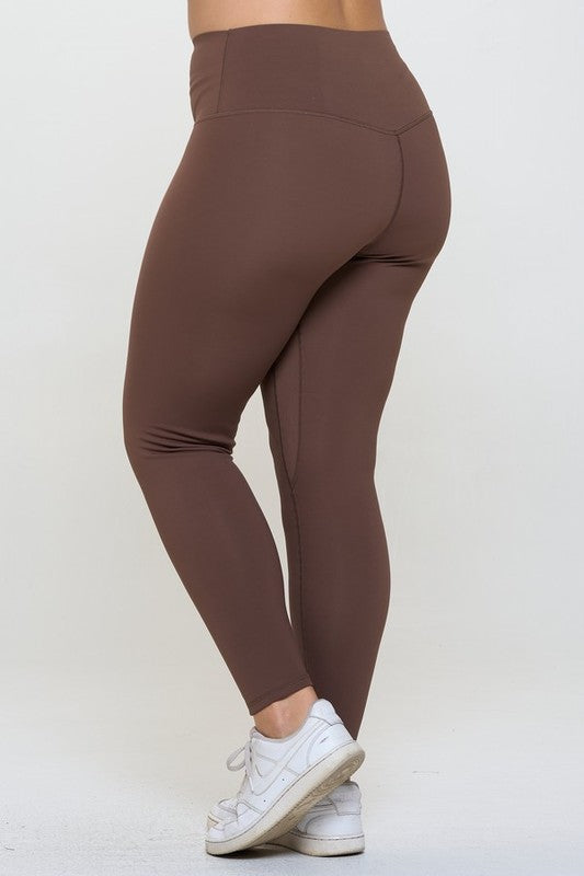 Yelete Full Size Fleece Lined High Waisted Leggings by Wild and Free Boutique