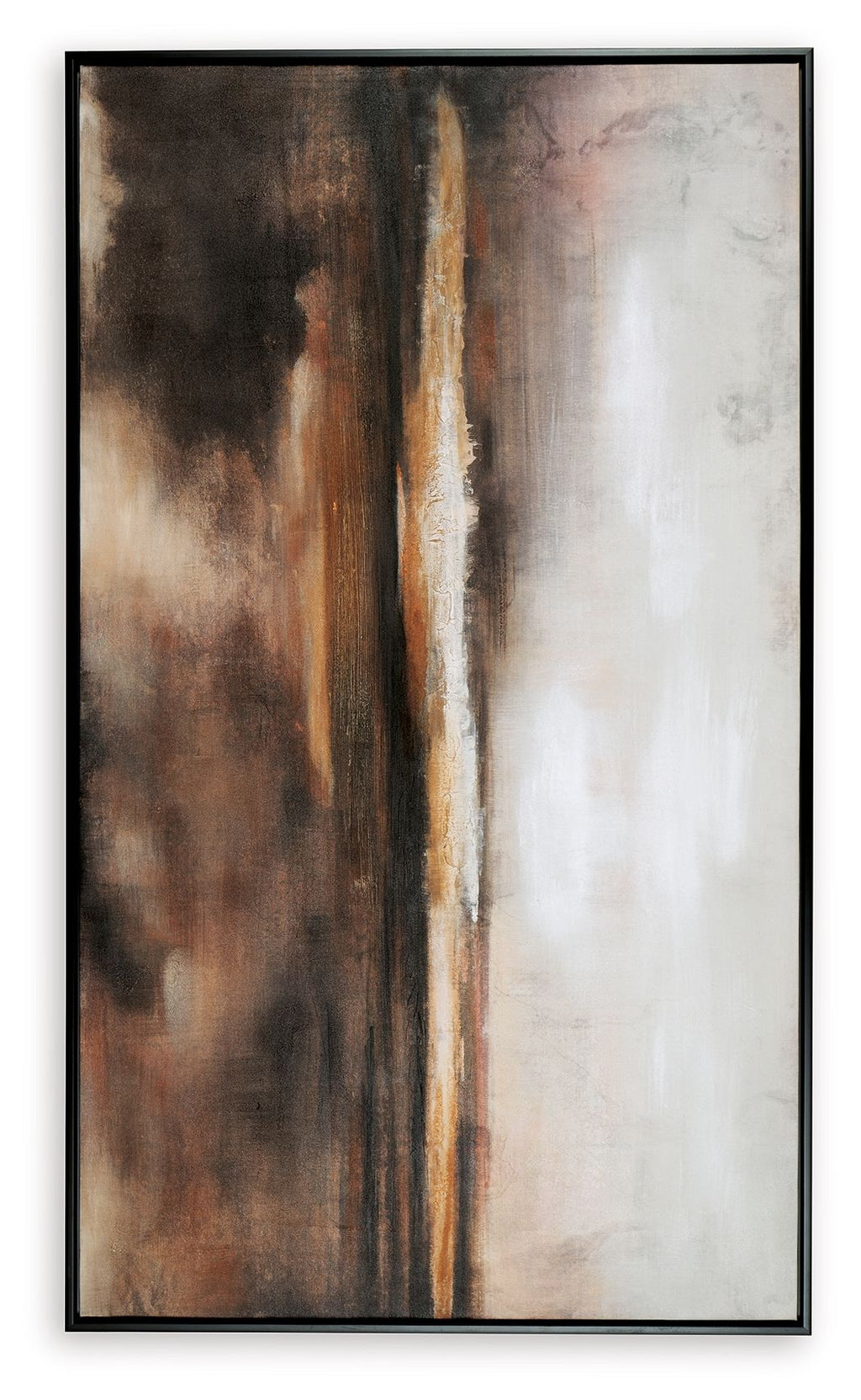 Drewland - Wall Art - Black / Brown / Orange by Unique Piece Furniture