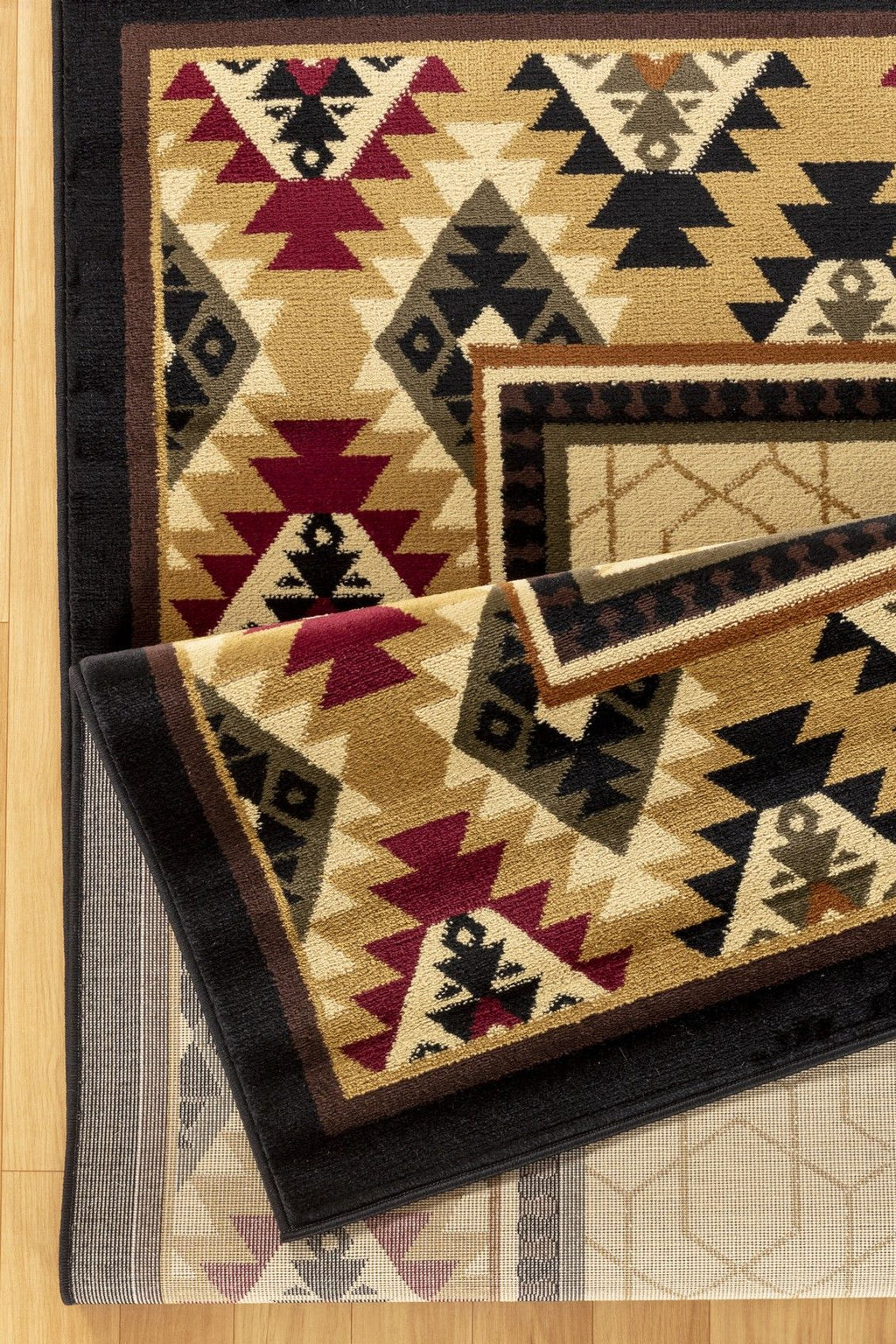 Tribes - 5'3" X 7'3" Polypropylene, Southwest Area Rug - Cream by Unique Piece Furniture