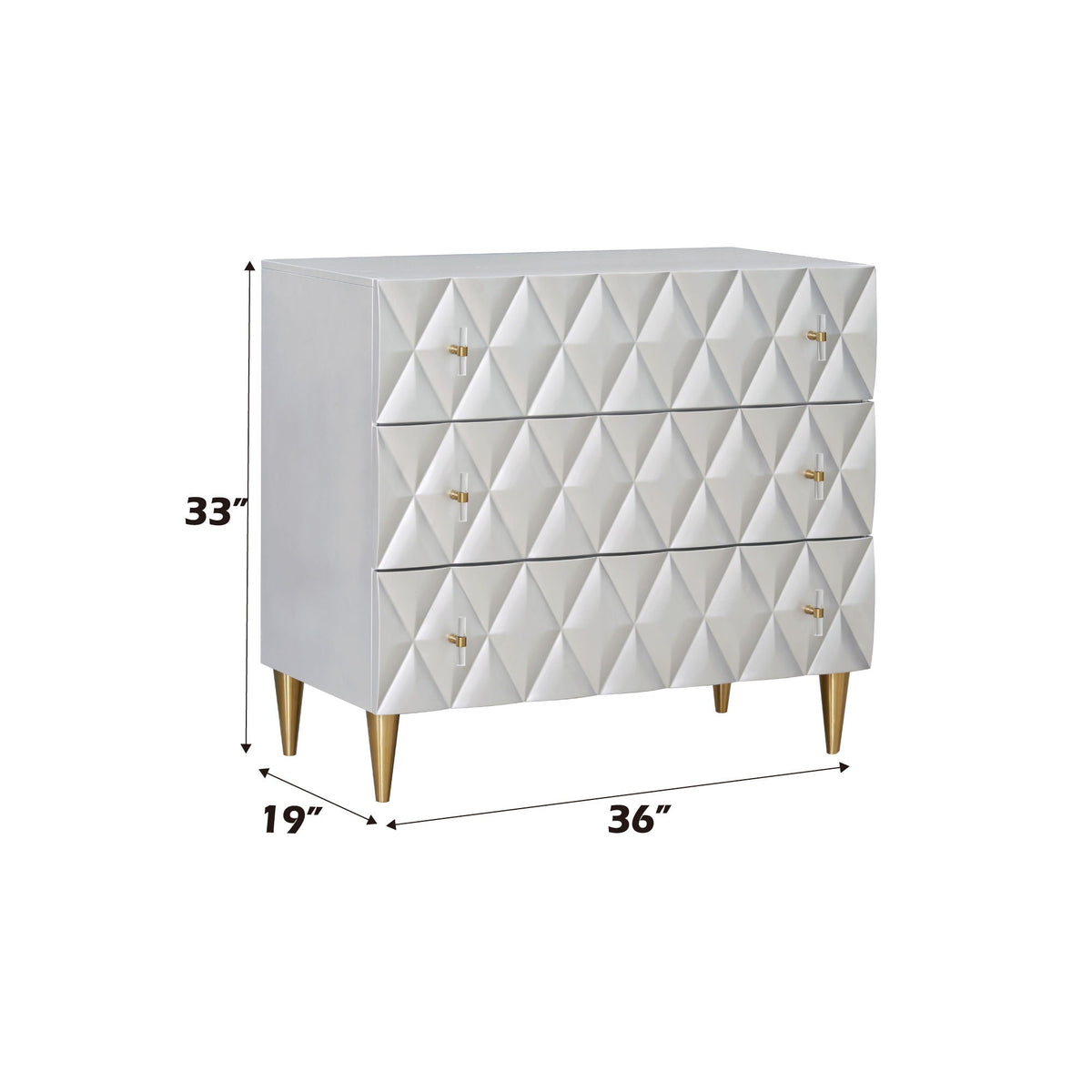 Anson - Console Cabinet - Silver / Champagne by Unique Piece Furniture