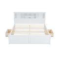 Platform Bed With Multi Storage Headboard, USB And Drawers by Unique Piece Furniture