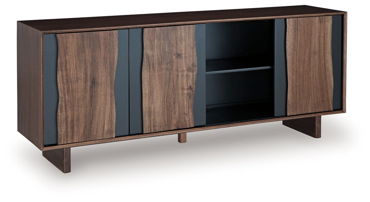 Welby - Accent Cabinet - Brown / Charcoal by Unique Piece Furniture