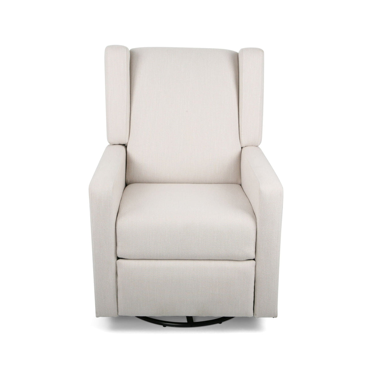 Landau Contemporary Fabric Upholstered Swivel Recliner by Unique Piece Furniture