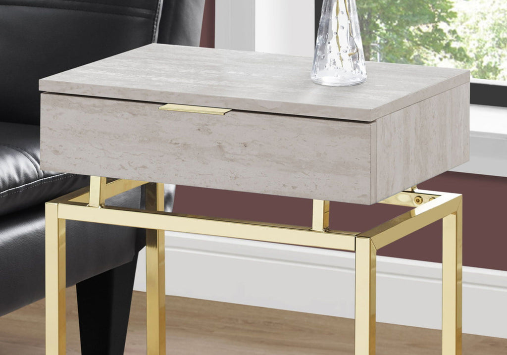 Spacious Table Top Accent Side Table, Storage Drawer, Contemporary & Modern by Unique Piece Furniture