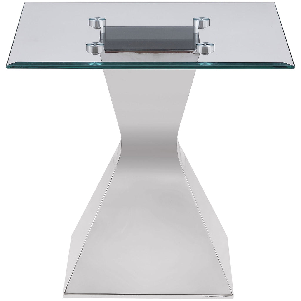 Jenny 2-piece Rectangular Coffee and End Table Set Chrome by Unique Piece Furniture