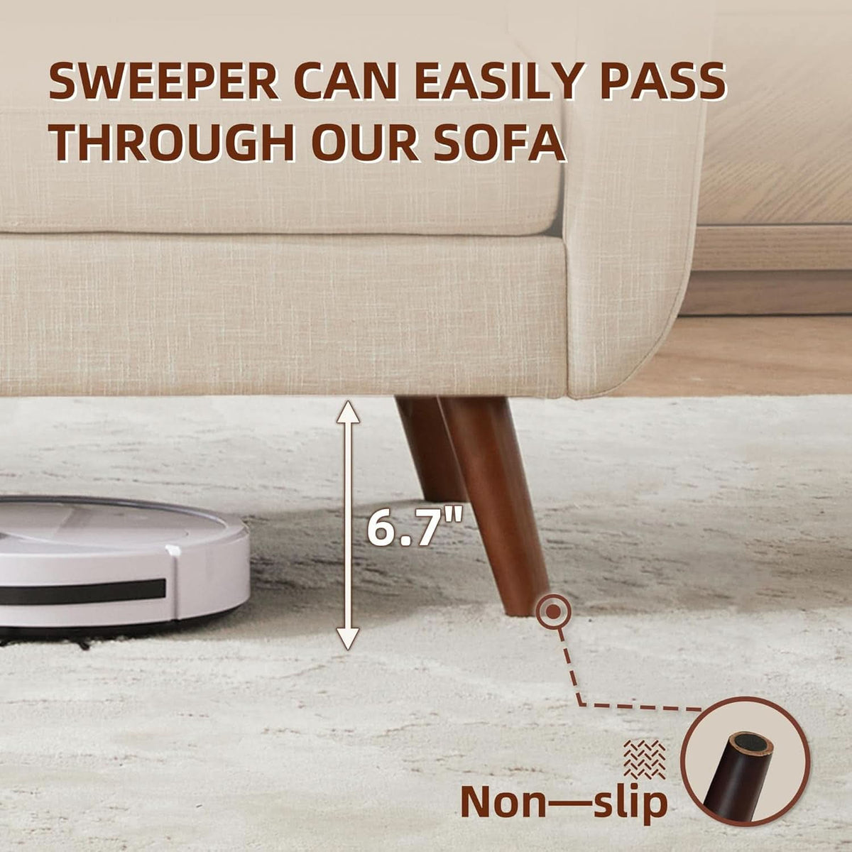 Modern Compact Beige Loveseat For Small Living Rooms by ShipItFurniture
