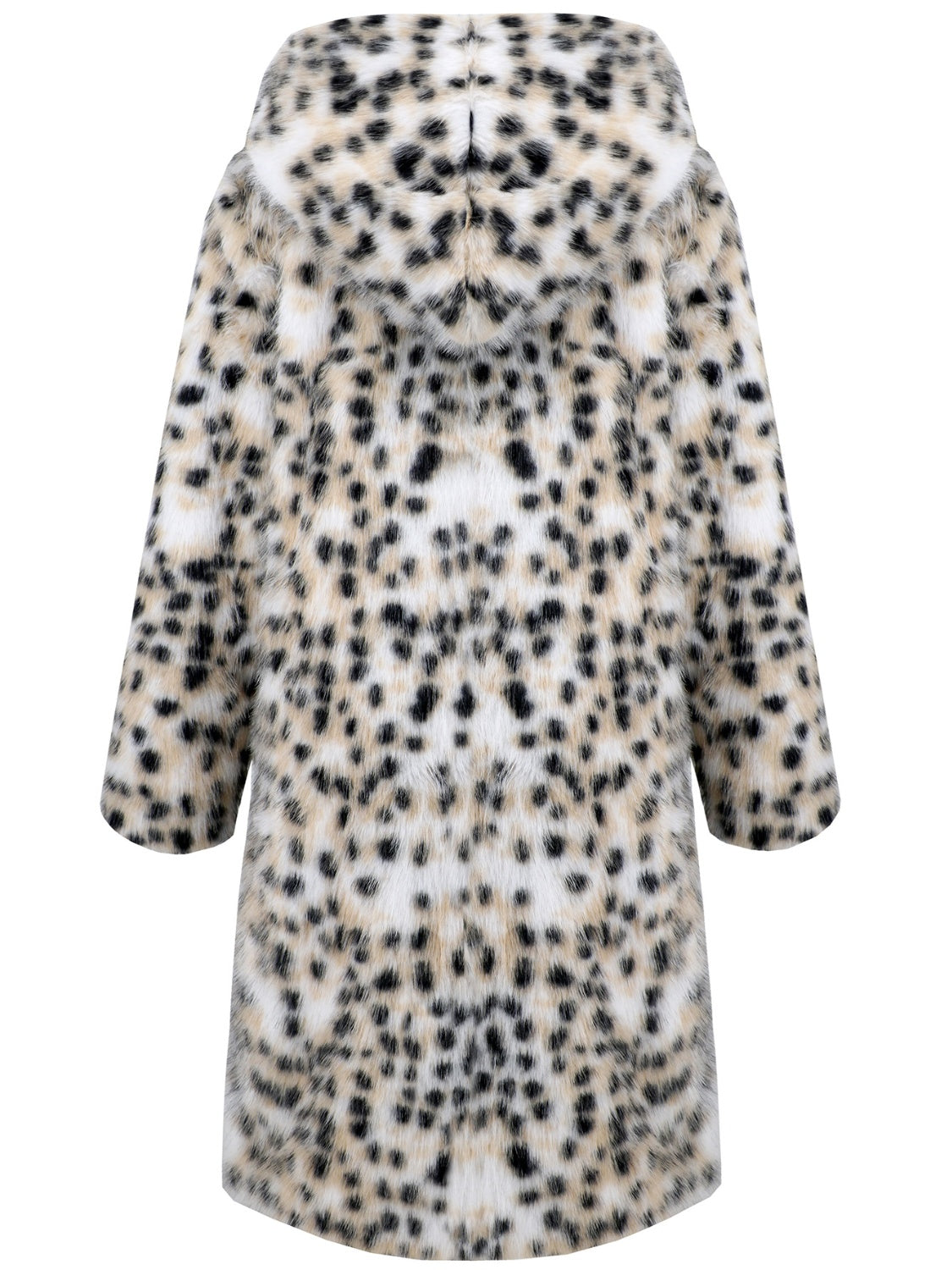 Thermal Leopard Faux Fur Hooded Outerwear by Wild and Free Boutique