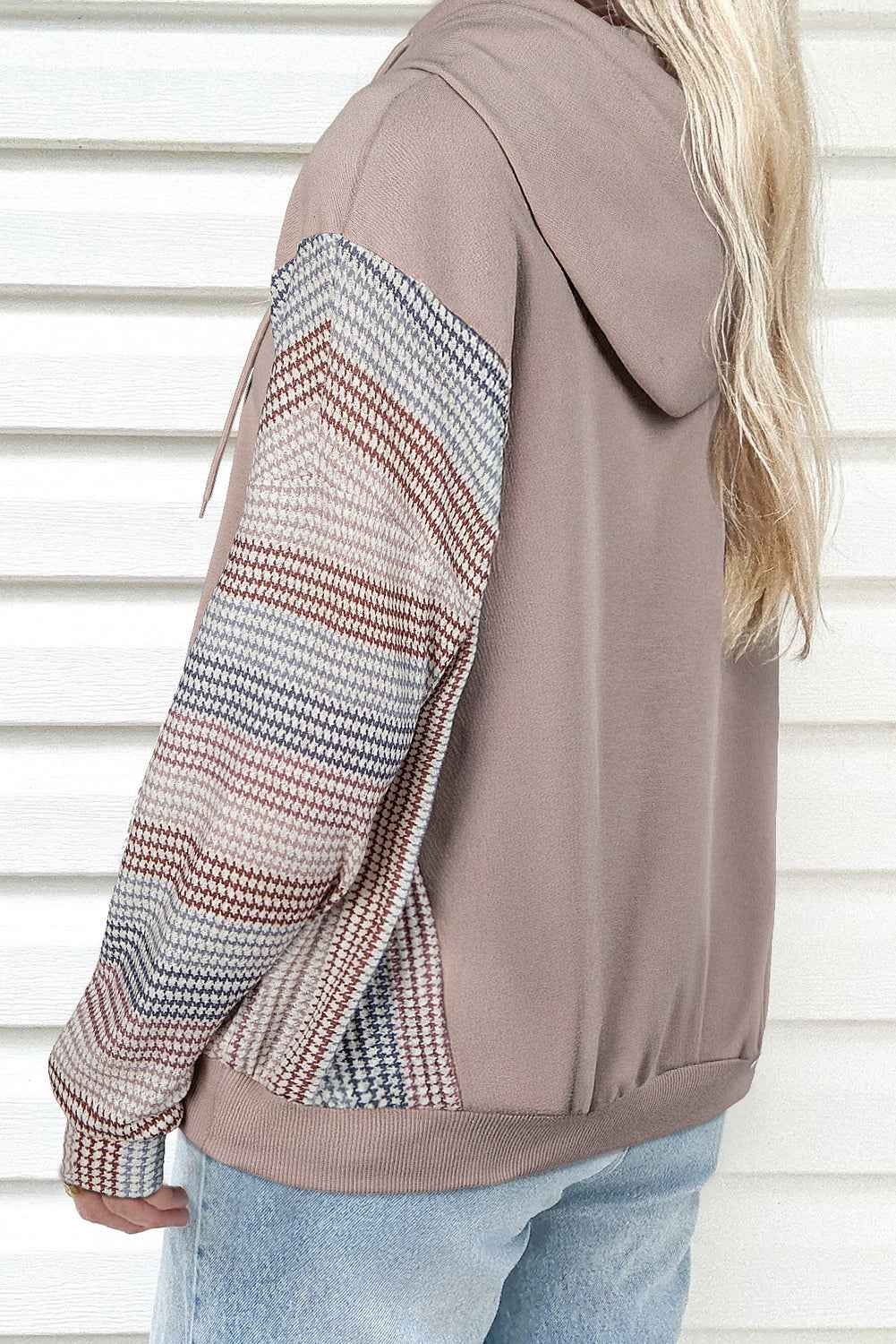DUNE Colorblock Patchwork Baggy Hoodie by Wild and Free Boutique