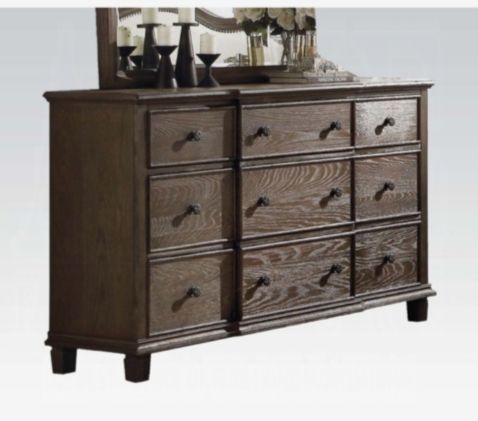 Baudouin - Weathered Dresser - Oak by Unique Piece Furniture