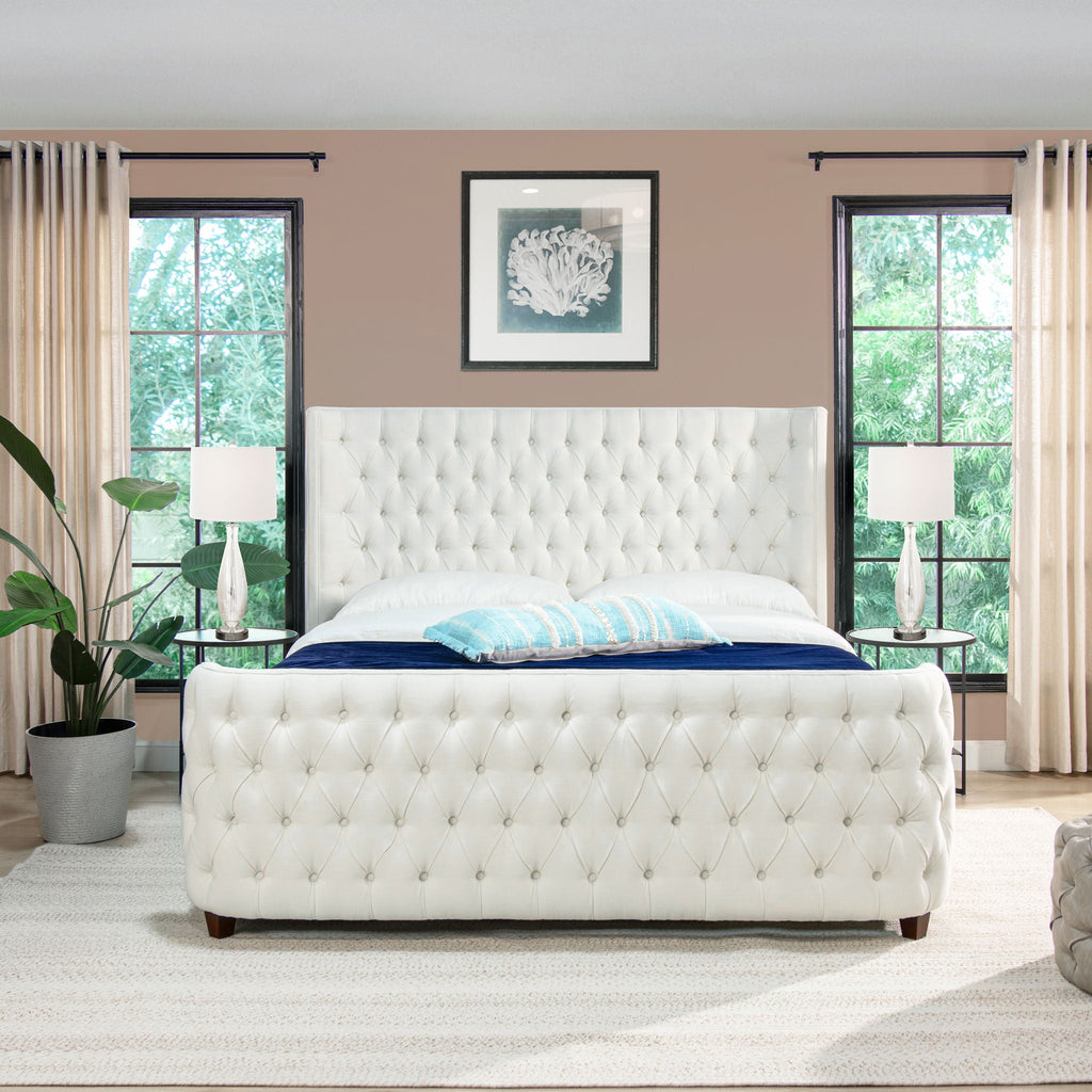 Brooklyn - Tufted Panel Bed Headboard And Footboard Set by Unique Piece Furniture