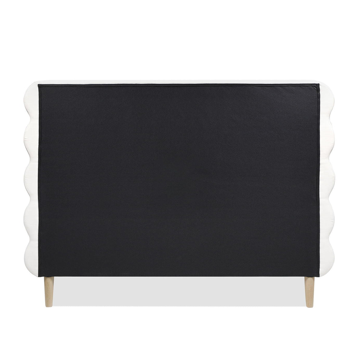 Stockholm - Modern Wavy Headboard Platform Bed by Unique Piece Furniture