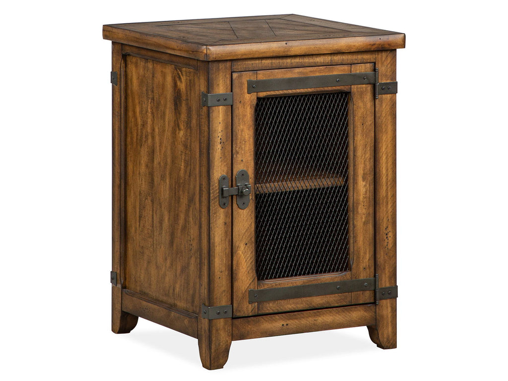 Chesterfield - Chairside End Table - Farmhouse Timber by Unique Piece Furniture