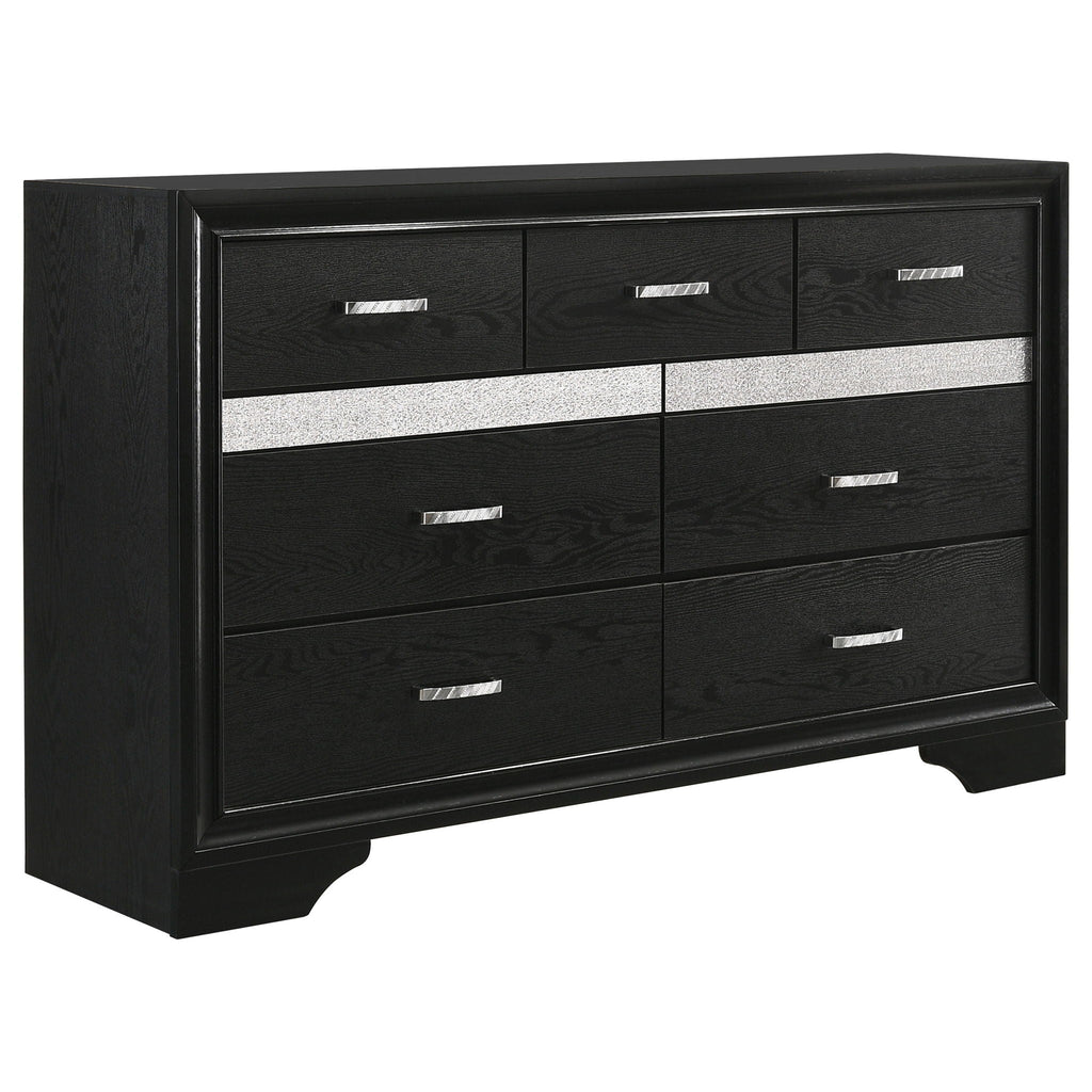 Miranda 5-piece Queen Bedroom Set Black by Unique Piece Furniture