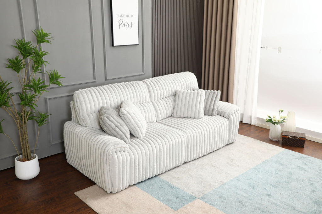 Jaya - Power Motion Sofa With Sleeper & USB Port - Mondo Gray by Unique Piece Furniture