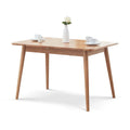 Round Corner Diagonal Leg Telescopic Table For 6 - 8 People To Meet Dining Table by Unique Piece Furniture