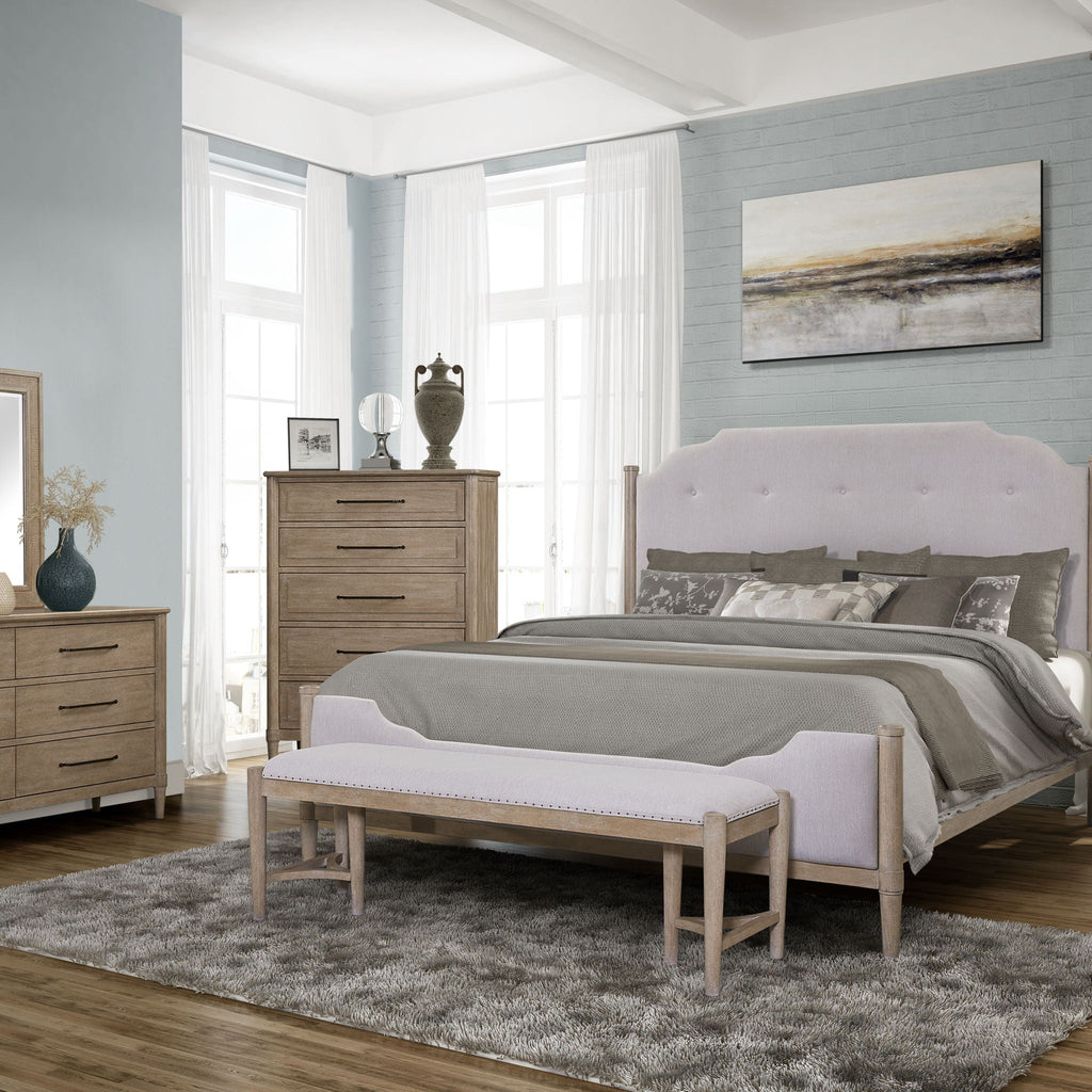 Open Nightstand With 2 Drawers by Unique Piece Furniture