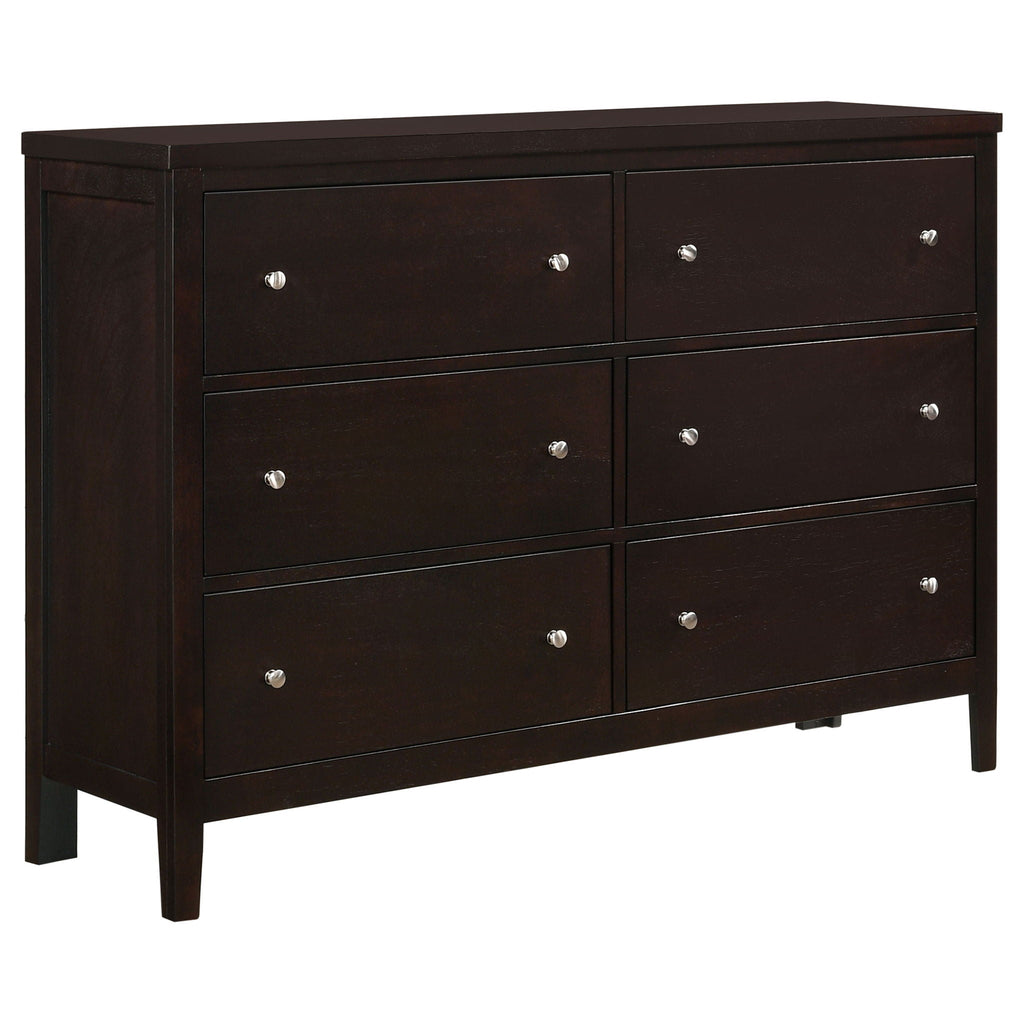 Carlton 5-piece Queen Bedroom Set Cappuccino by Unique Piece Furniture