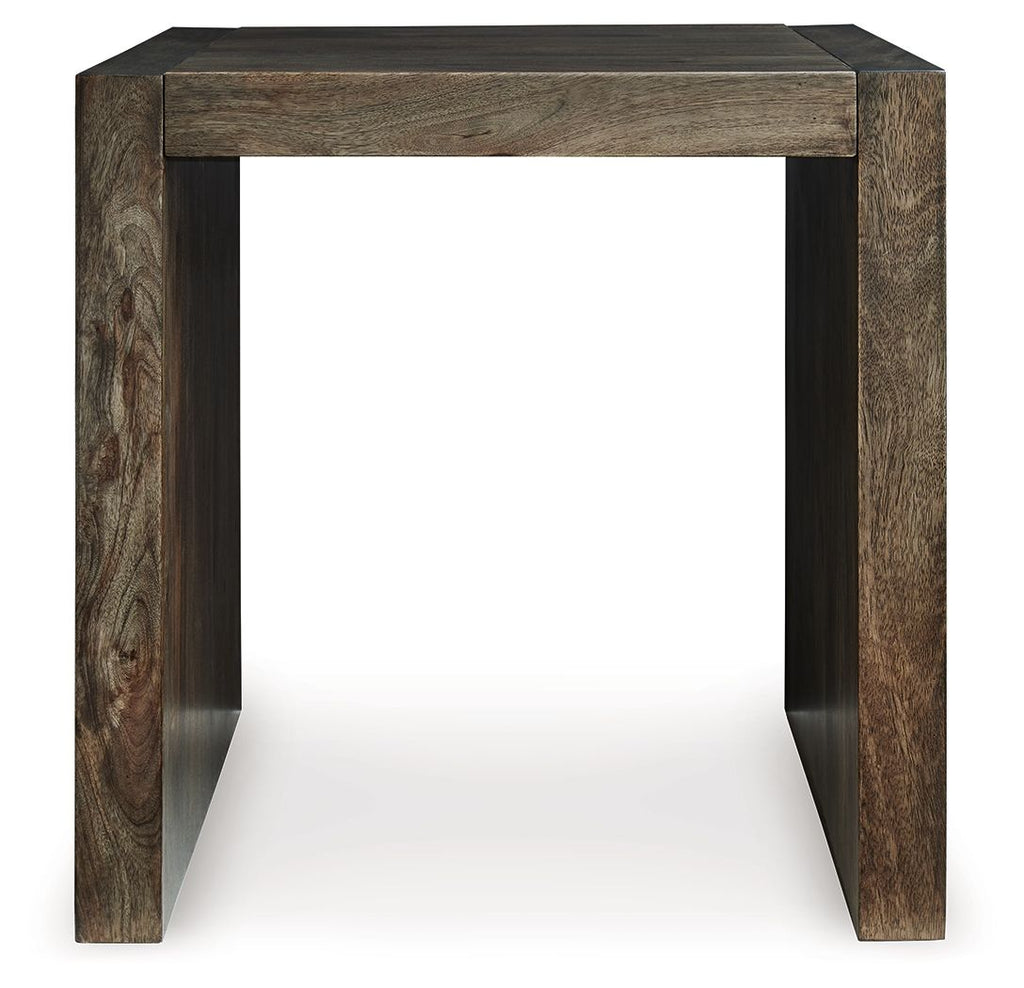 Dreggan - Square End Table - Brown by Unique Piece Furniture