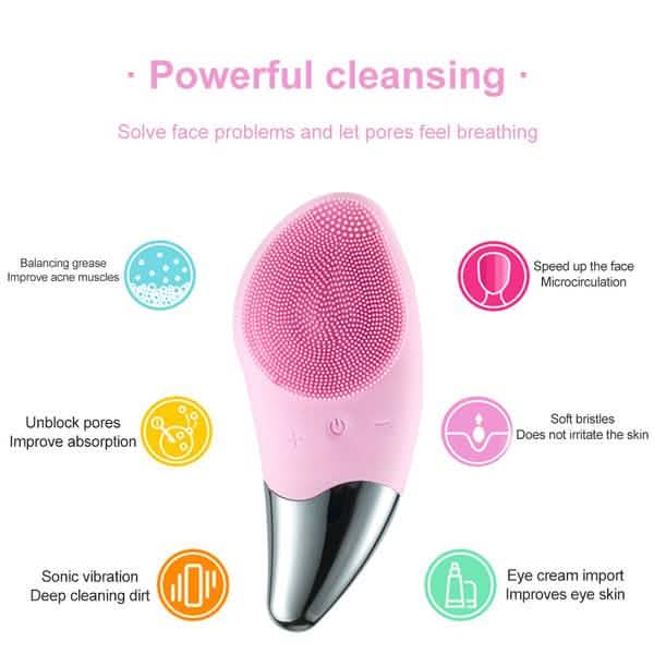 Electric Massage and Facial Cleaning Brush by DailySale