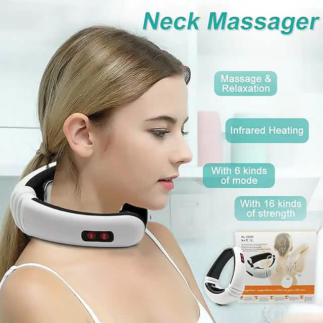 Electric Neck Massager and Pulse Back 6 Modes Power Control by DailySale