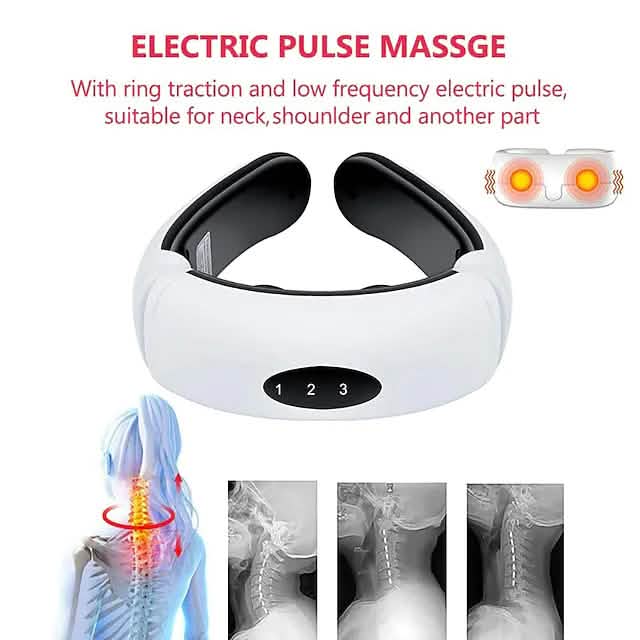 Electric Neck Massager and Pulse Back 6 Modes Power Control by DailySale