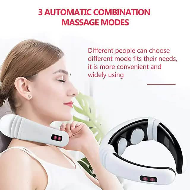 Electric Neck Massager and Pulse Back 6 Modes Power Control by DailySale