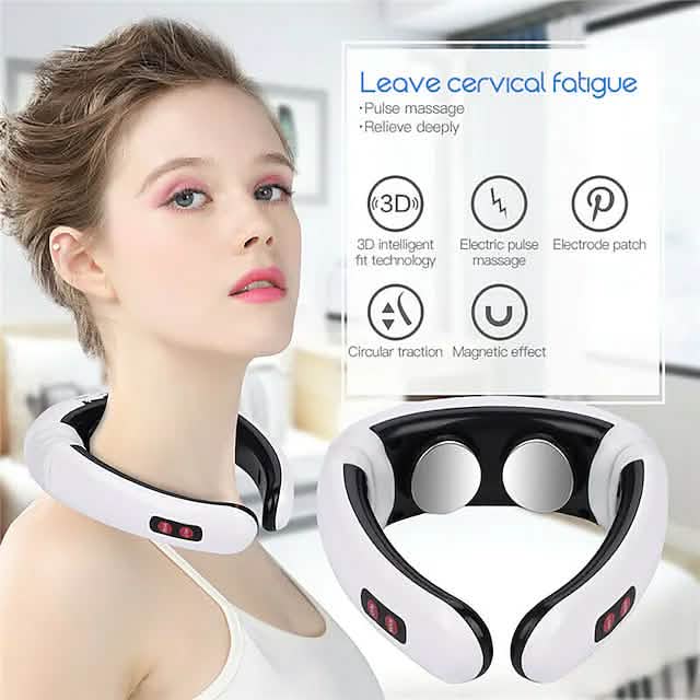Electric Neck Massager and Pulse Back 6 Modes Power Control by DailySale