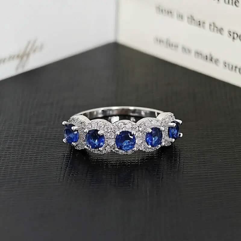 Elegant Copper Ring with Synthetic Cubic Zirconia by DailySale