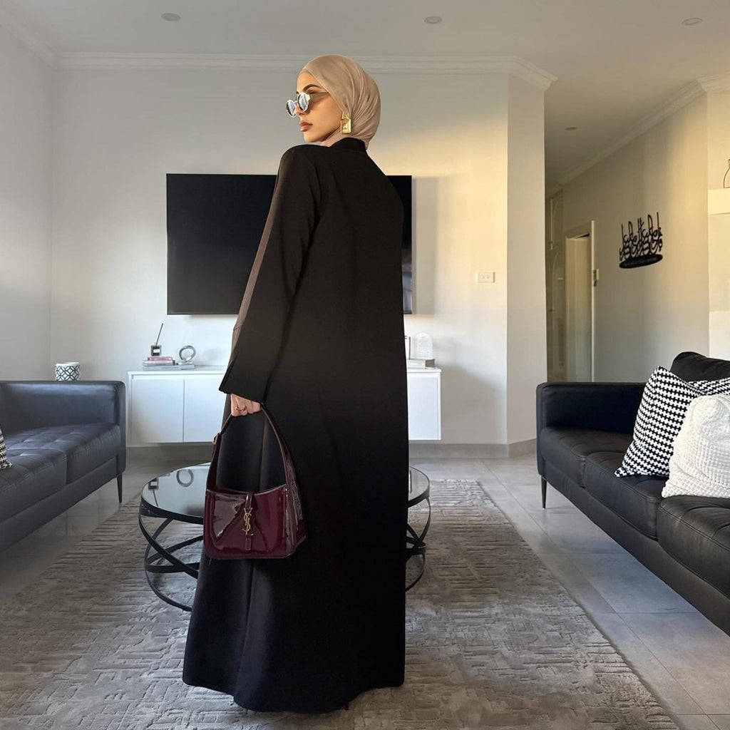 Elegant Long Cardigan & Maxi Skirt Set(MS175) by Mariam's Collection