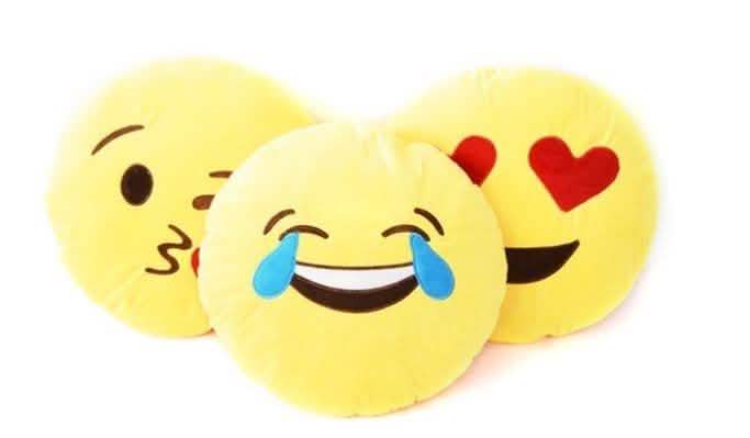 Emoticon Plush Decorative Pillows - Assorted Styles by DailySale