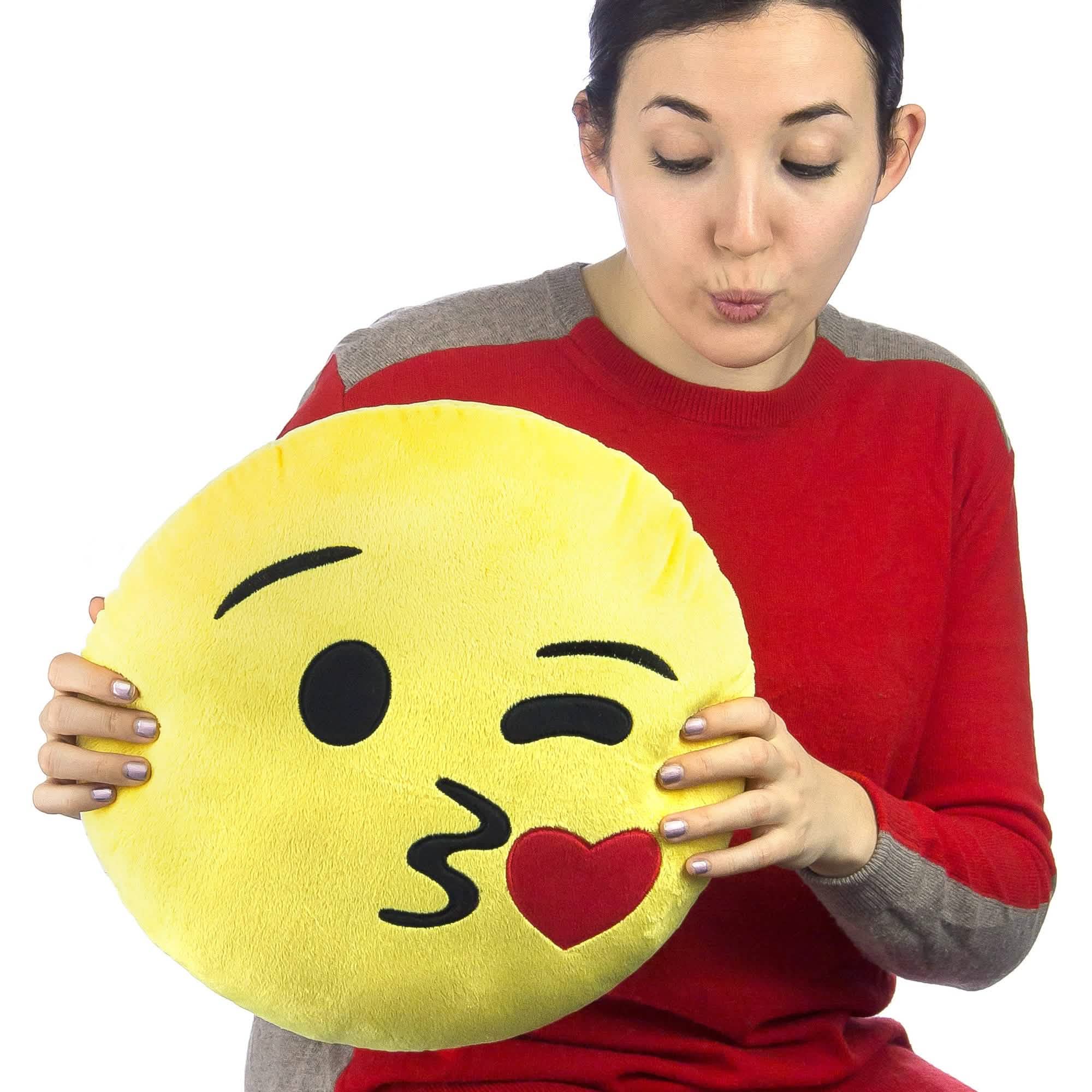 Emoticon Plush Decorative Pillows - Assorted Styles by DailySale