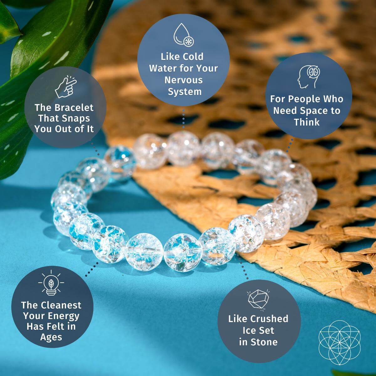 Emotional Ice Bath – The Ice Quartz Bracelet by Conscious Items