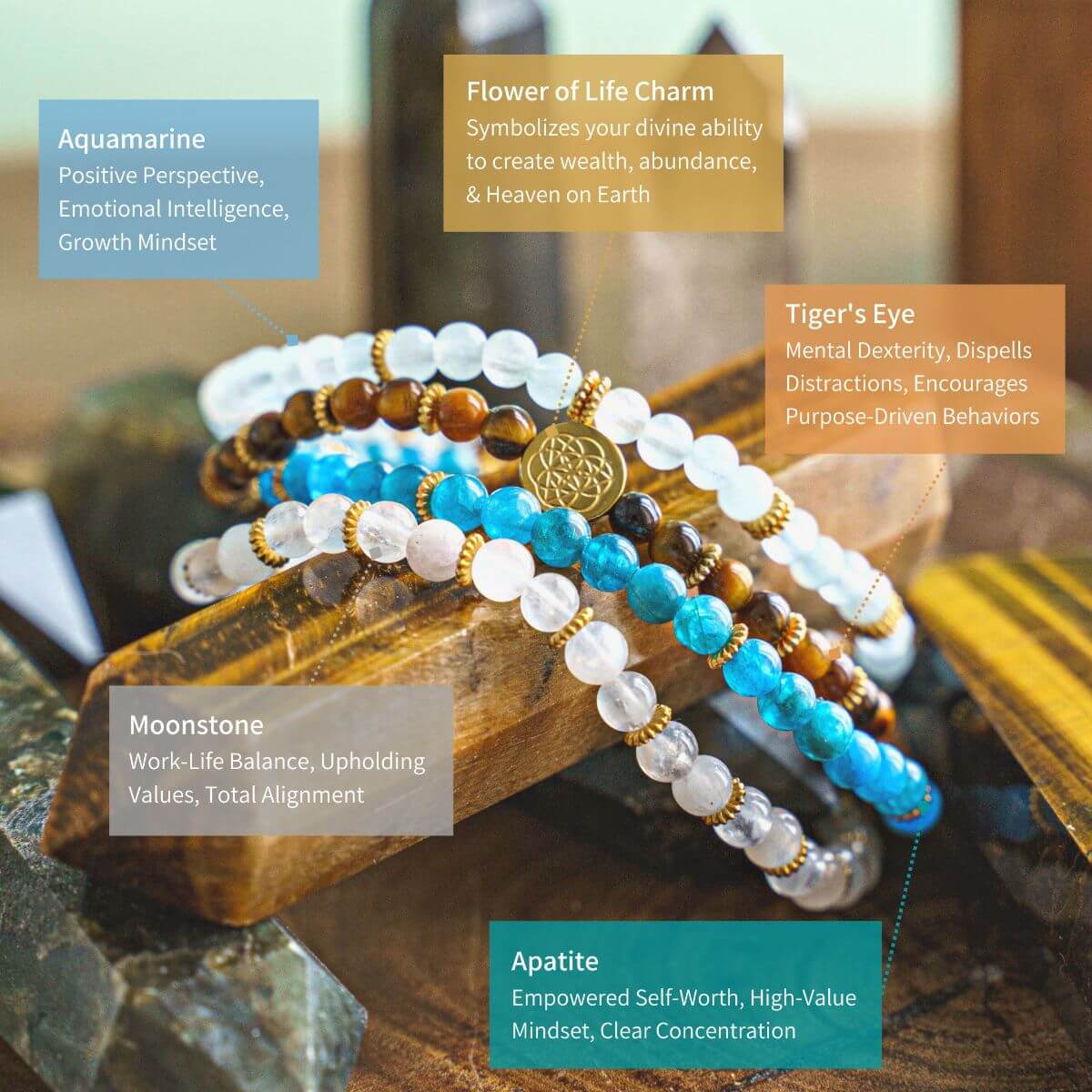 Endless Abundance Bracelet Pack of 4 by Conscious Items