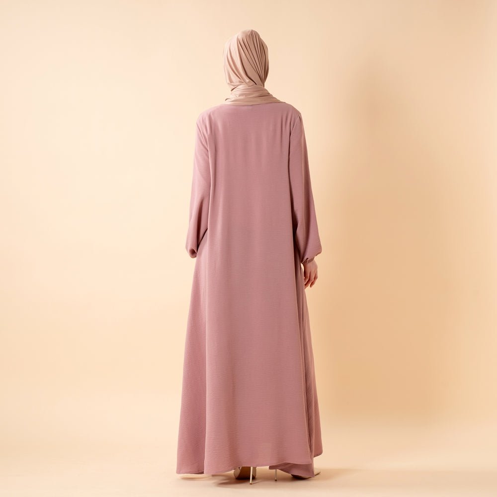 Essential Flow Crepe Maxi Dress with Pockets (MA385) by Mariam's Collection