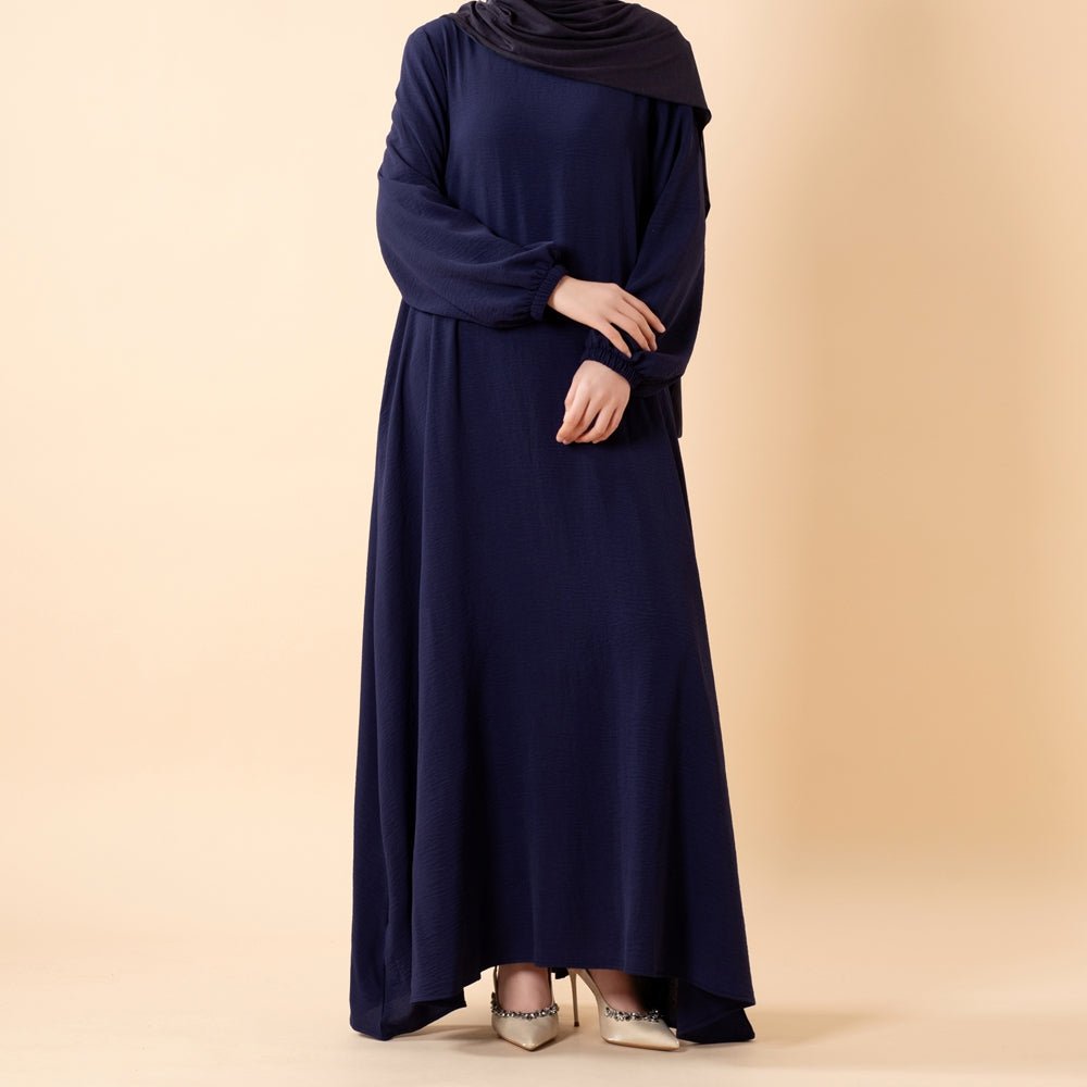 Essential Flow Crepe Maxi Dress with Pockets (MA385) by Mariam's Collection