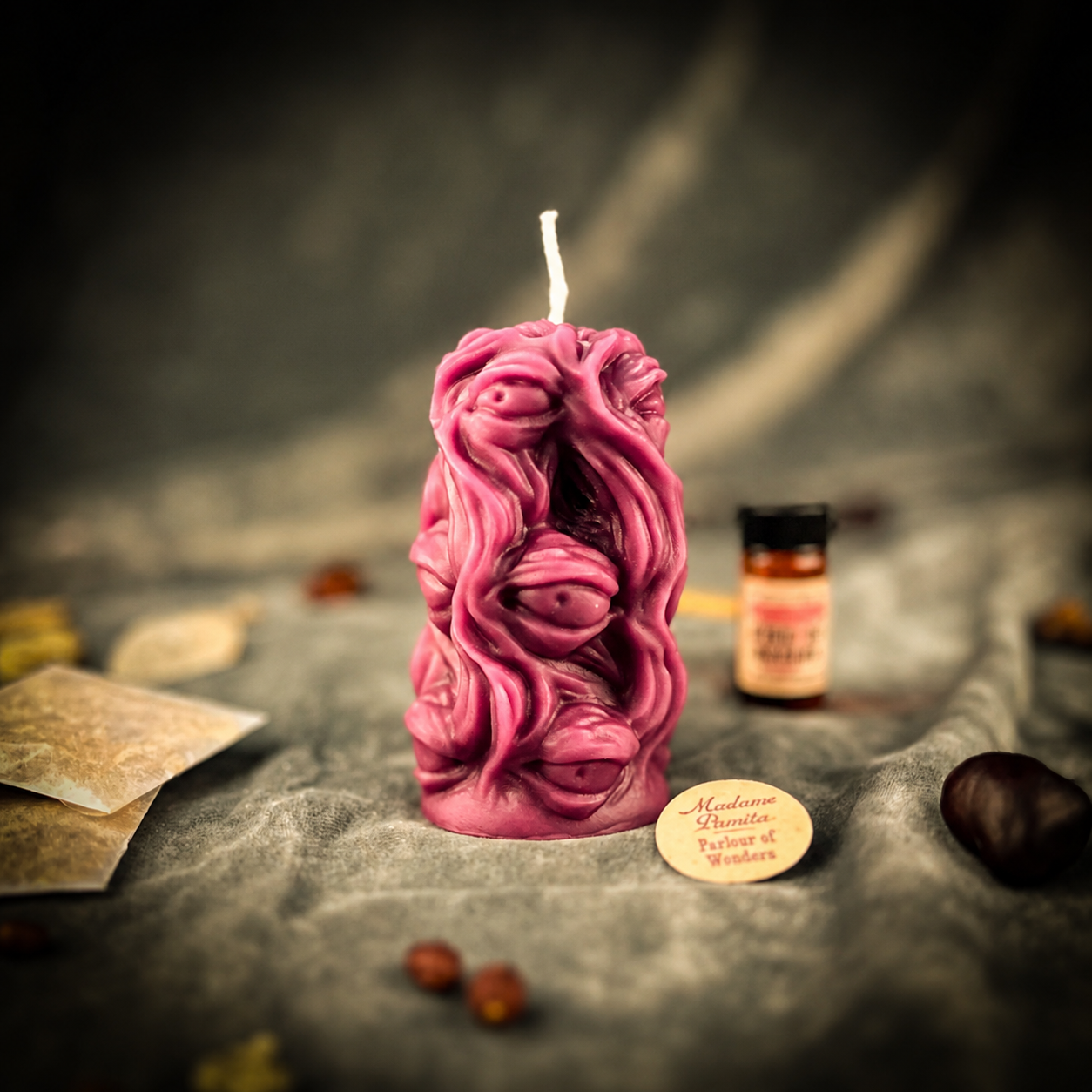 Evil Eye Protection Candle Spell Kit - Ward Off Negativity & Defend Your Energy by Parlour of Wonders