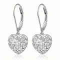 Exquisite Hollow Heart-Shaped Hoop Earrings by DailySale