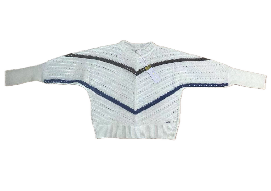 EYELET SWEATER by profile-nyc