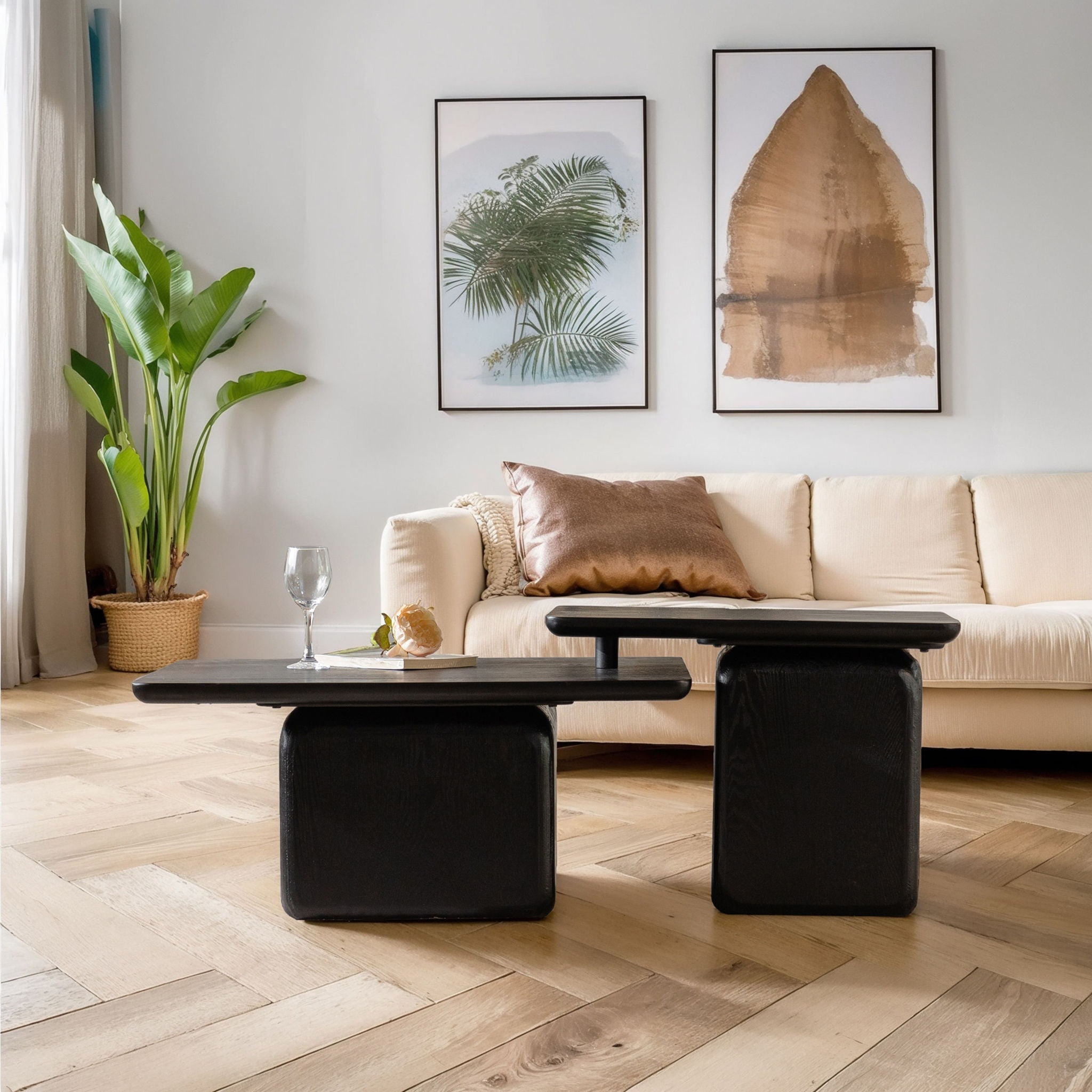 Square Coffee Table Set (Set of 2) by Unique Piece Furniture