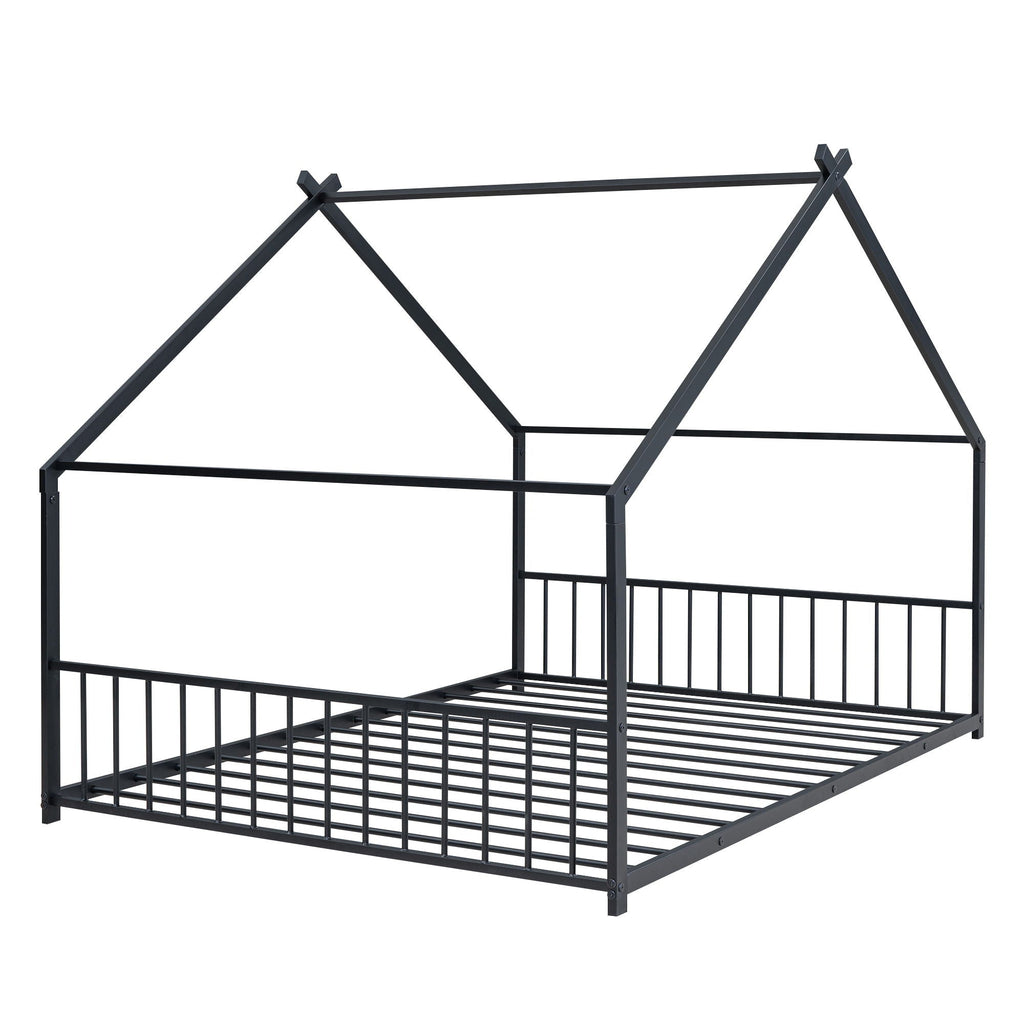 Metal House Bed by Unique Piece Furniture