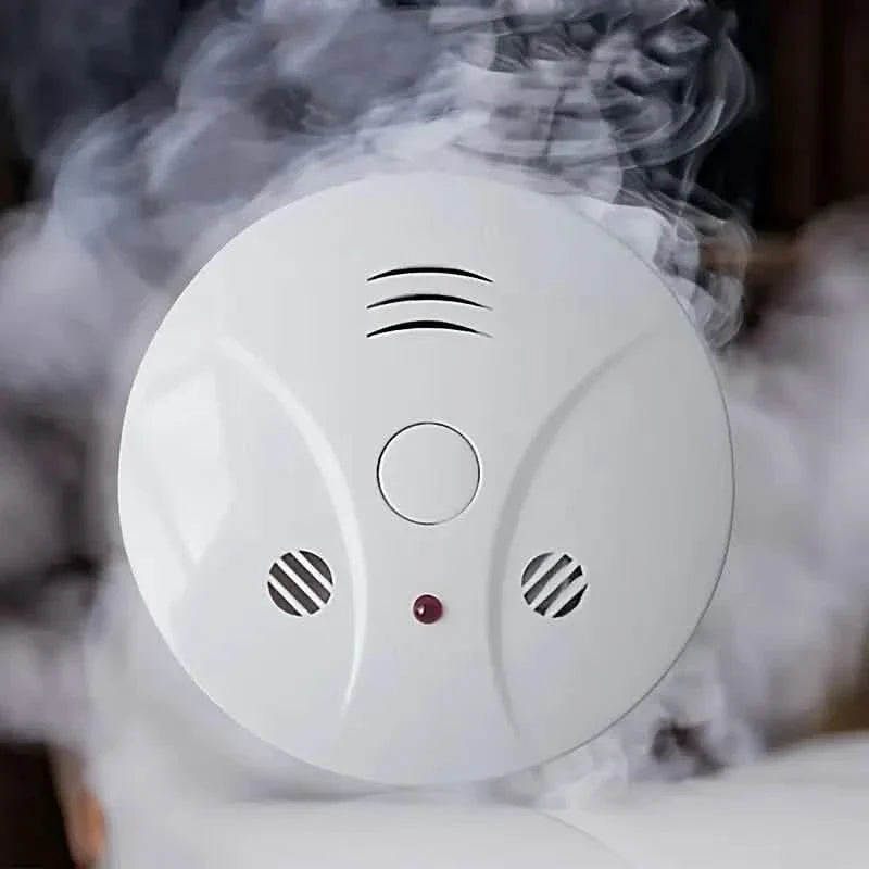 Smoke and Fire Detector Alarm – Portable Photoelectric Fire Alarm with Silence Button by DailySale