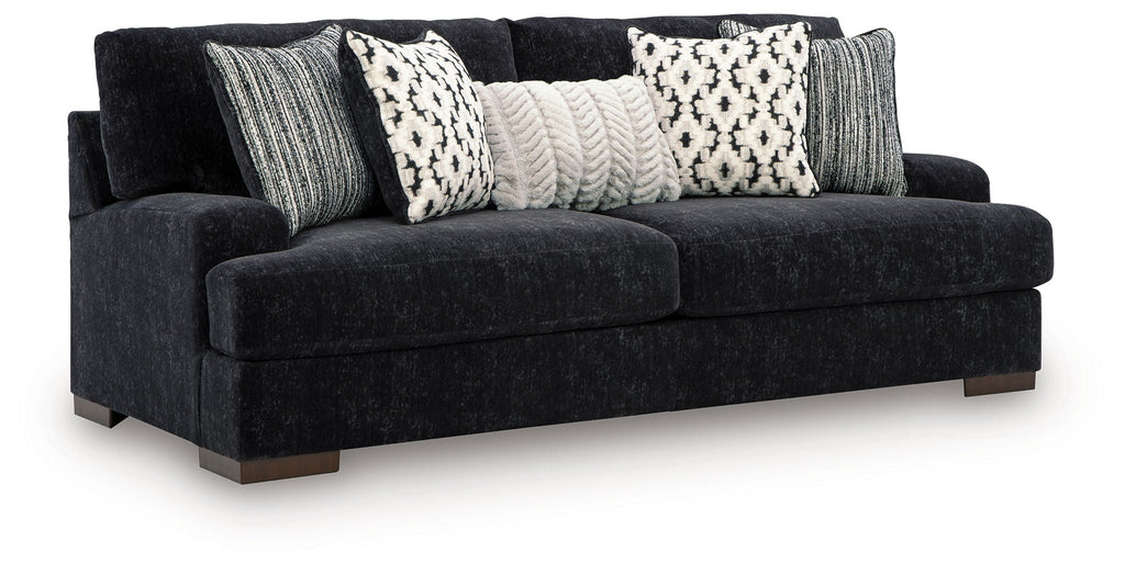 Whitmore Manor - Sofa - Black Pearl by Unique Piece Furniture