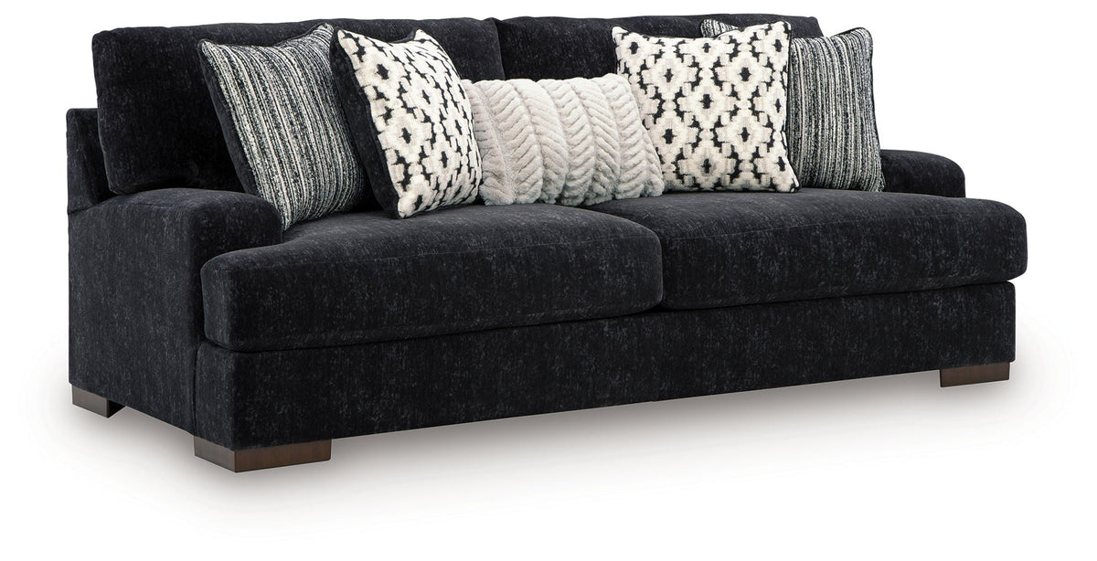 Whitmore Manor - Sofa - Black Pearl by Unique Piece Furniture
