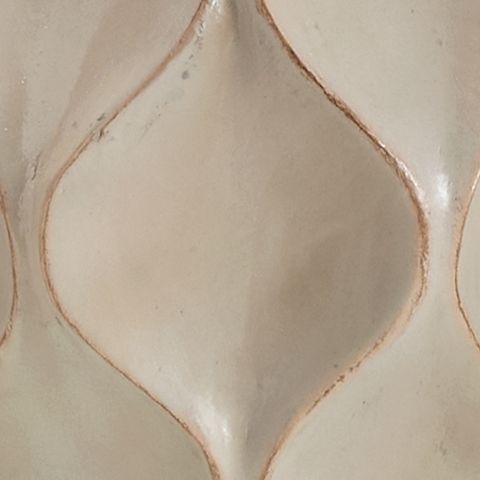 Edselham - Paper Table Lamp - Distressed Cream by Unique Piece Furniture