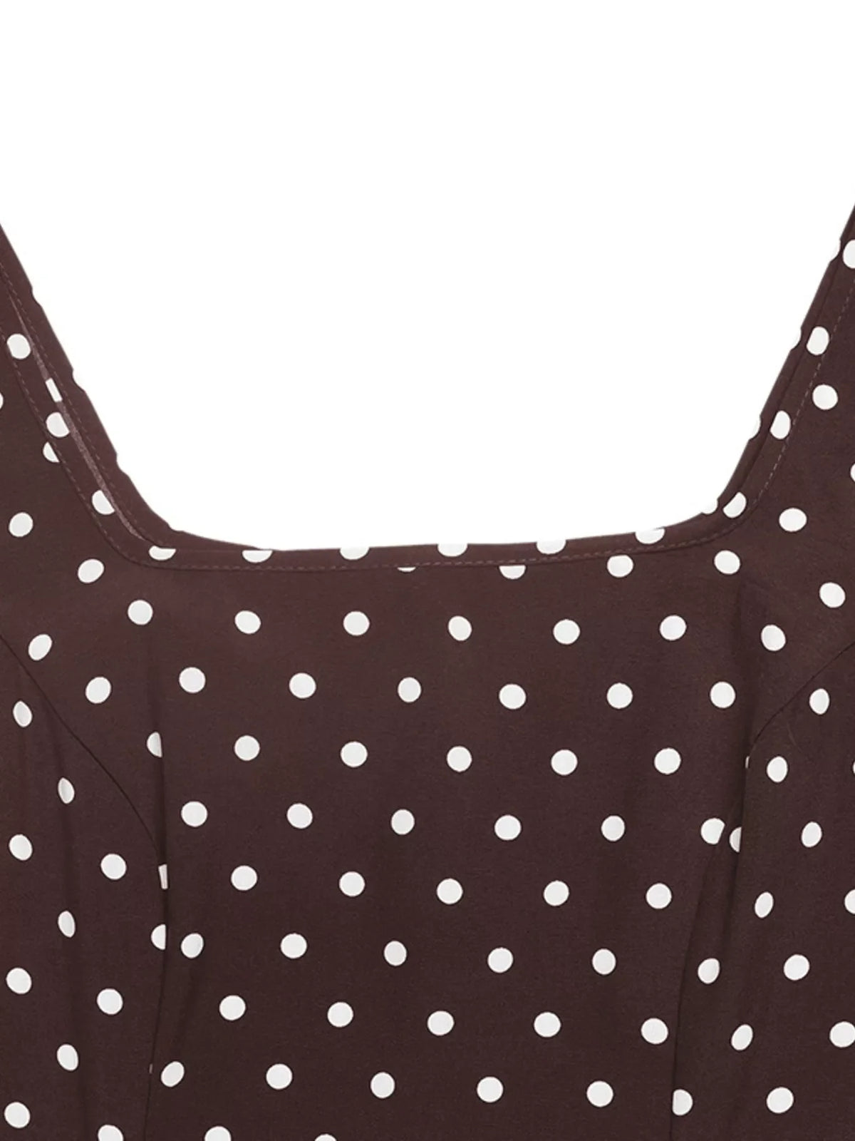 Polka Dot Sleeveless Maxi Dress by Shopiebay