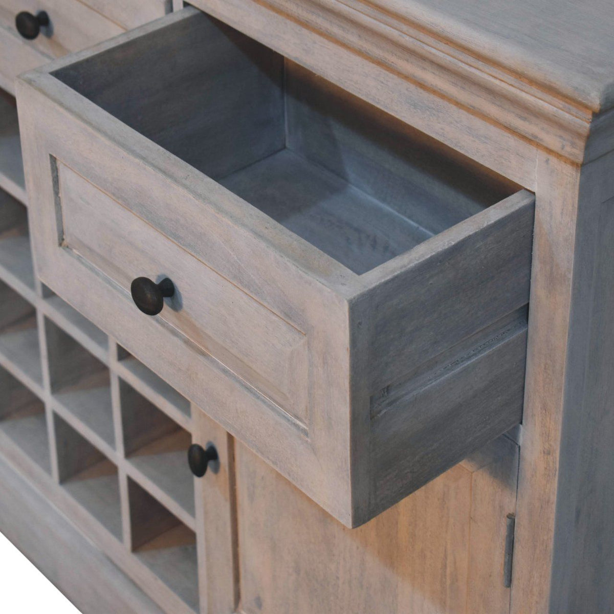 Wine Storage Unit - Gray Ash by Unique Piece Furniture