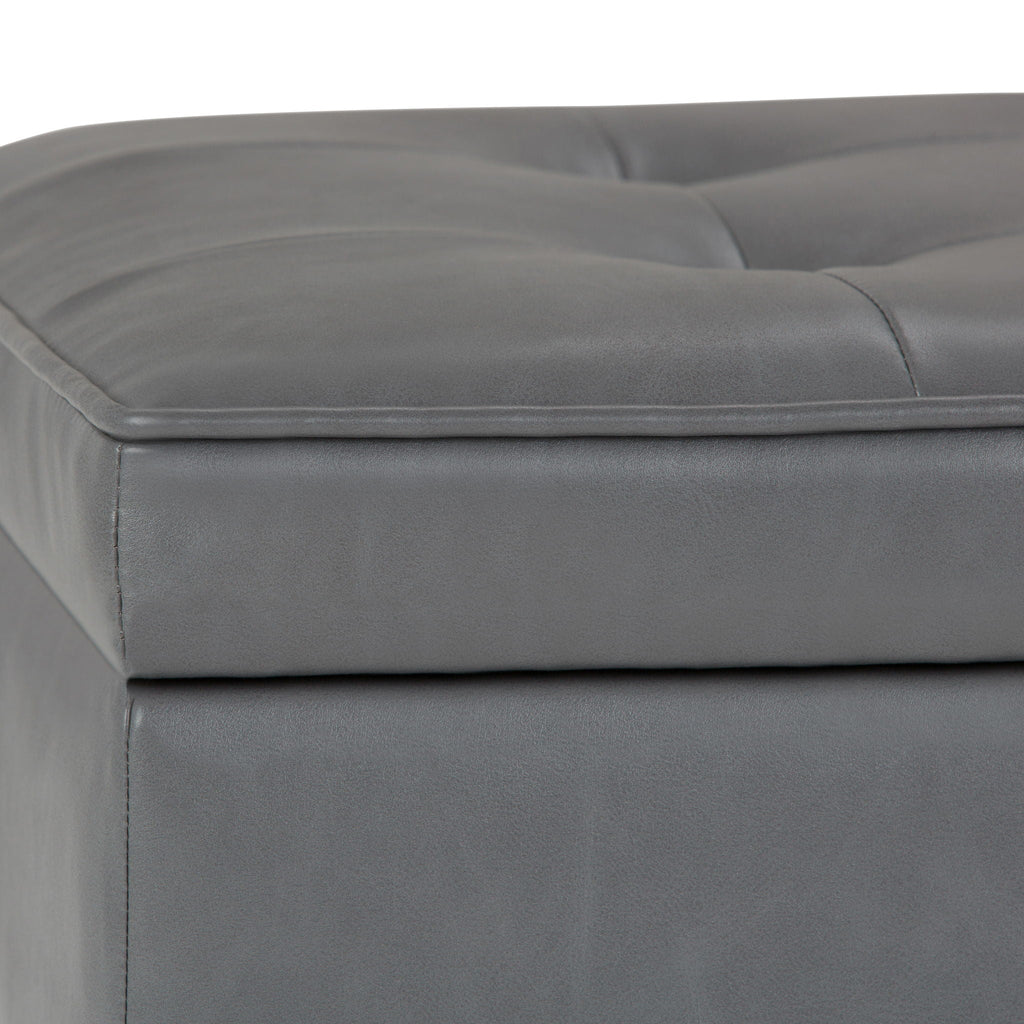 Cosmopolitan - Storage Ottoman Bench With Open Bottom by Unique Piece Furniture